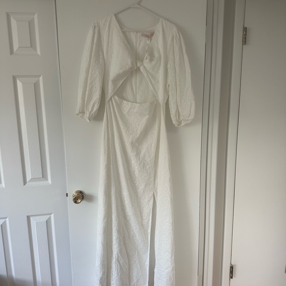 Anthropologie White Maxi NWT